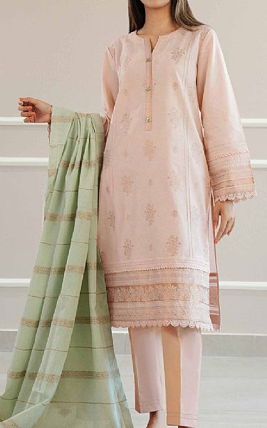 Saya Ivory Jacquard Suit (2 pcs) | Pakistani Lawn Dress in USA- Image 1