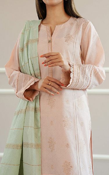 Saya Ivory Jacquard Suit (2 pcs) | Pakistani Lawn Dress in USA- Image 2