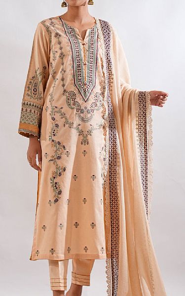 Saya Ivory Jacquard Suit | Pakistani Lawn Dress in USA- Image 1