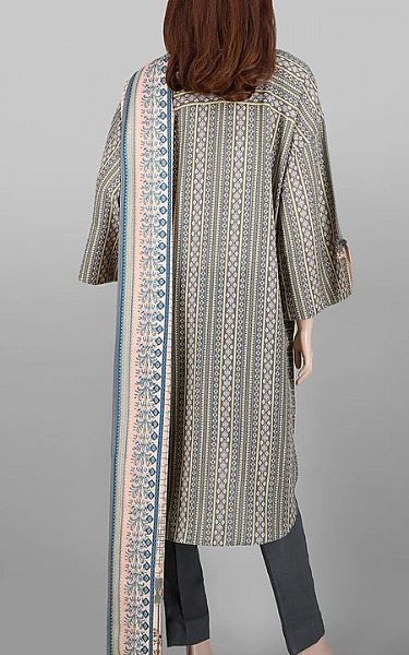 Saya Grey Khaddar Suit (2 Pcs) | Pakistani Dresses in USA- Image 2