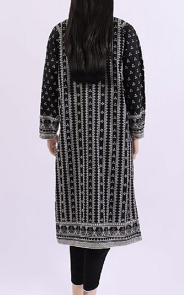 Saya Black Cotton Suit (2 Pcs) | Pakistani Lawn Dress in USA- Image 2