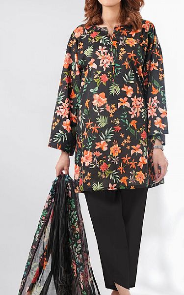Saya Black Lawn Suit | Pakistani Lawn Dress in USA- Image 1