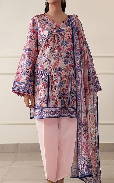 Saya Light Pink Lawn Suit | Pakistani Lawn Dress in USA- Image 1