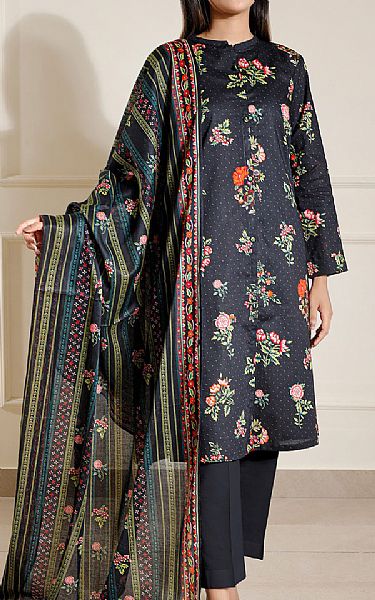 Saya Black Lawn Suit | Pakistani Lawn Dress in USA- Image 1
