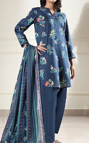 Saya Pickled Bluewood Lawn Suit | Pakistani Lawn Dress in USA- Image 1