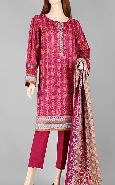Saya Magenta Lawn Suit | Pakistani Dresses in USA- Image 1