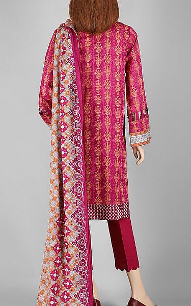 Saya Magenta Lawn Suit | Pakistani Dresses in USA- Image 2