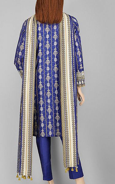 Saya Dark Blue Lawn Suit | Pakistani Dresses in USA- Image 2