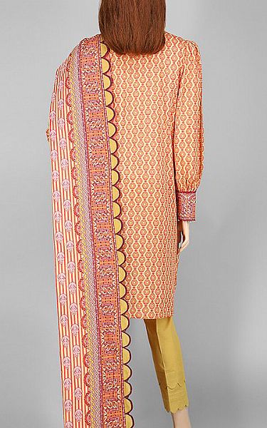 Saya Coral Lawn Suit | Pakistani Dresses in USA- Image 2