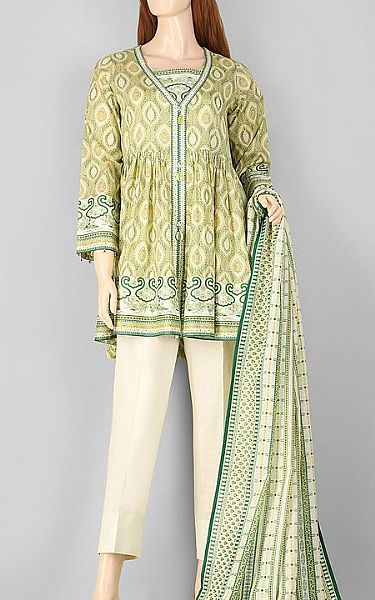Saya Apple Green Lawn Suit | Pakistani Dresses in USA- Image 1