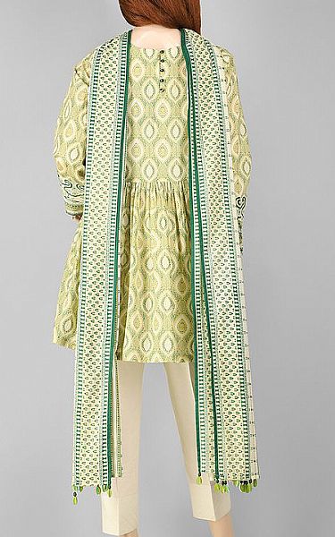 Saya Apple Green Lawn Suit | Pakistani Dresses in USA- Image 2