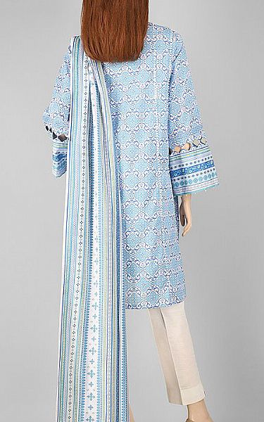 Saya Baby Blue Lawn Suit | Pakistani Dresses in USA- Image 2