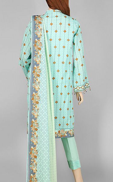 Saya Sea Green Lawn Suit | Pakistani Dresses in USA- Image 2