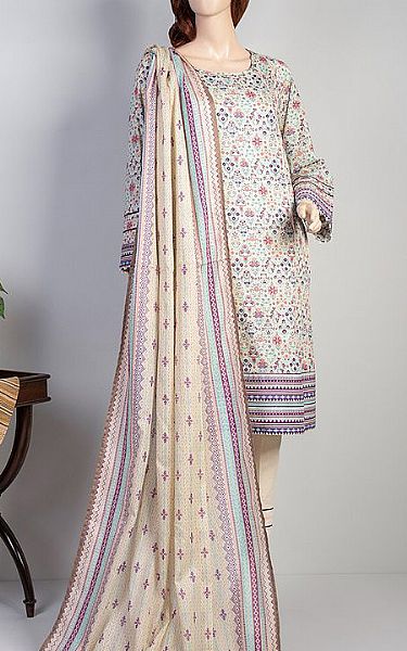 Saya Off-white Lawn Suit | Pakistani Dresses in USA- Image 1