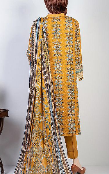 Saya Mustard Lawn Suit | Pakistani Dresses in USA- Image 2