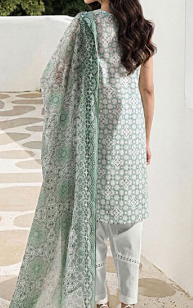 Saya Aqua Lawn Suit (2 Pcs) | Pakistani Lawn Dress in USA- Image 2