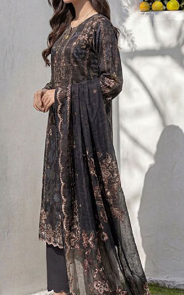 Saya Black Lawn Suit | Pakistani Lawn Dress in USA- Image 2