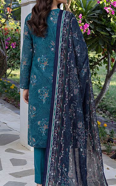 Saya Blue Lawn Suit | Pakistani Lawn Dress in USA- Image 2
