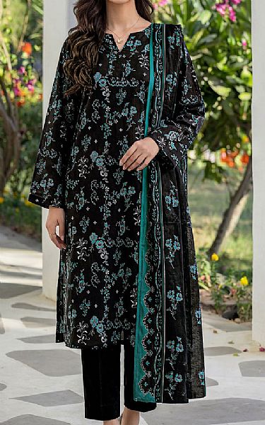 Saya Black Lawn Suit | Pakistani Lawn Dress in USA- Image 1