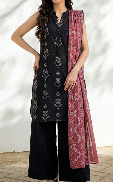 Saya Black Lawn Suit | Pakistani Lawn Dress in USA- Image 1