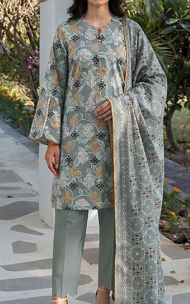 Saya Grey Lawn Suit | Pakistani Lawn Dress in USA- Image 1