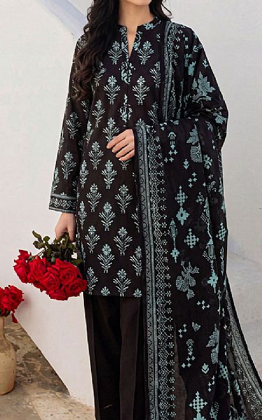 Saya Black Lawn Suit | Pakistani Lawn Dress in USA- Image 1