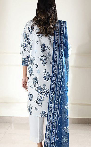 Saya Off White Lawn Suit | Pakistani Lawn Dress in USA- Image 2