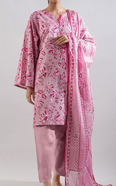 Saya Pastel Pink Lawn Suit | Pakistani Lawn Dress in USA- Image 1