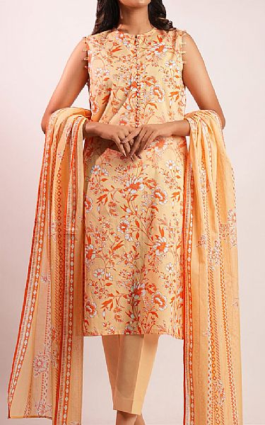 Saya Peach Lawn Suit | Pakistani Lawn Dress in USA- Image 1