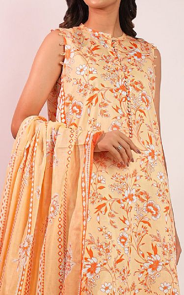 Saya Peach Lawn Suit | Pakistani Lawn Dress in USA- Image 2