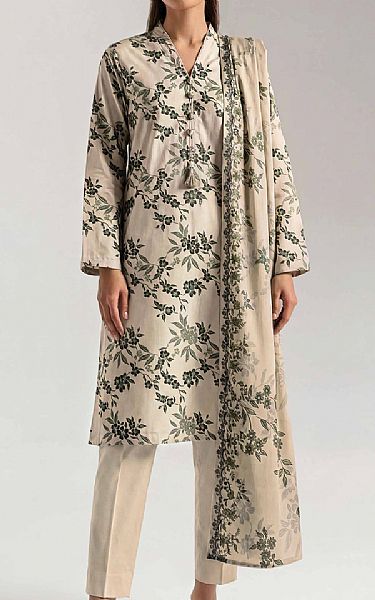 Saya Ivory Lawn Suit (2 pcs) | Pakistani Lawn Dress in USA- Image 1