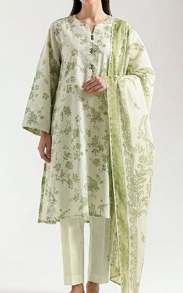 Saya Off White Lawn Suit (2 pcs) | Pakistani Lawn Dress in USA- Image 1