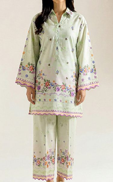 Saya Pale Green Lawn Suit (2 pcs) | Pakistani Lawn Dress in USA- Image 1