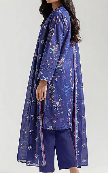 Saya Blue Lawn Suit (2 pcs) | Pakistani Lawn Dress in USA- Image 2