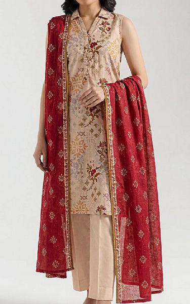 Saya Ivory Lawn Suit (2 pcs) | Pakistani Lawn Dress in USA- Image 1