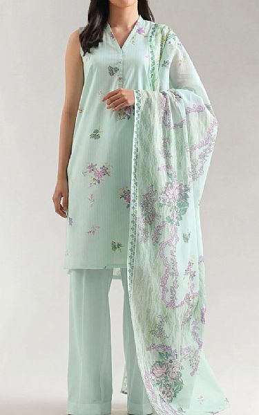 Saya Sea Mist Lawn Suit (2 pcs) | Pakistani Lawn Dress in USA- Image 1