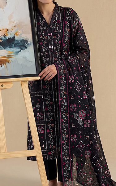 Saya Black Lawn Suit (2 pcs) | Pakistani Lawn Dress in USA- Image 1