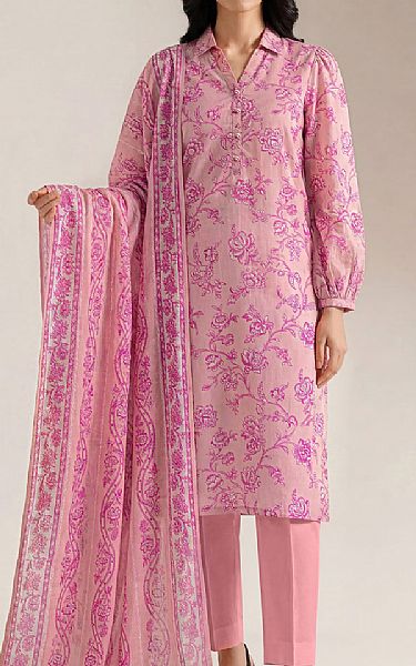 Saya Pink Rose Lawn Suit (2 pcs) | Pakistani Lawn Dress in USA- Image 1