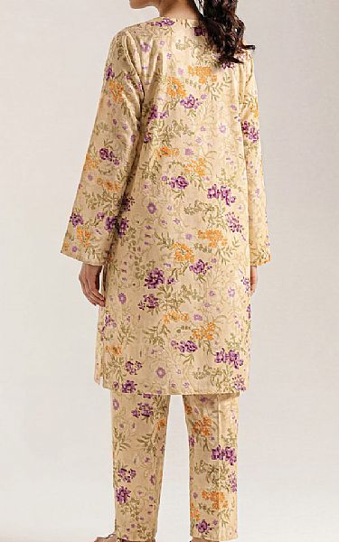 Saya Tan Lawn Suit (2 pcs) | Pakistani Lawn Dress in USA- Image 2