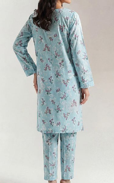 Saya Light Blue Lawn Suit (2 pcs) | Pakistani Lawn Dress in USA- Image 2