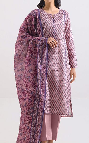 Saya Faded Pink Lawn Suit | Pakistani Lawn Dress in USA- Image 1