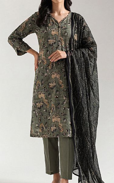 Saya Sage Green Lawn Suit | Pakistani Lawn Dress in USA- Image 1