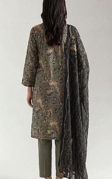 Saya Sage Green Lawn Suit | Pakistani Lawn Dress in USA- Image 2