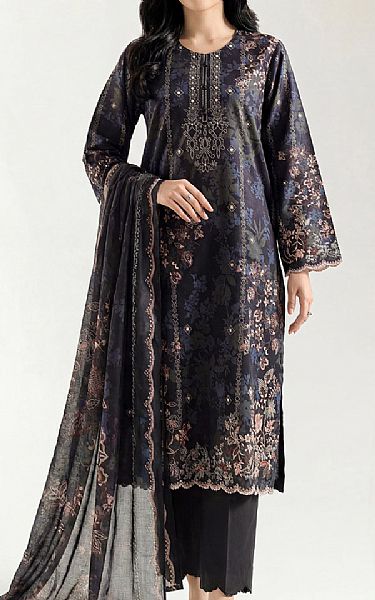 Saya Black Lawn Suit | Pakistani Lawn Dress in USA- Image 1