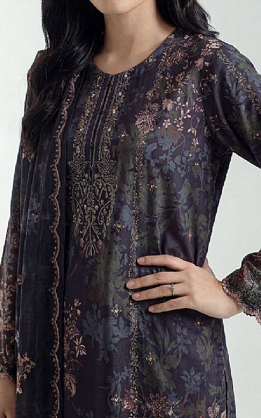 Saya Black Lawn Suit | Pakistani Lawn Dress in USA- Image 2