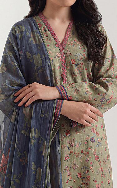 Saya Sage Green Lawn Suit | Pakistani Lawn Dress in USA- Image 2
