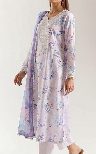 Saya Carousel Pink Lawn Suit | Pakistani Lawn Dress in USA- Image 2