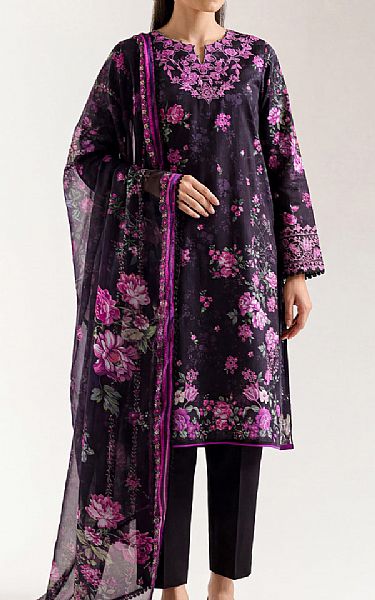 Saya Black Lawn Suit | Pakistani Lawn Dress in USA- Image 1