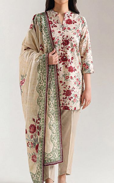 Saya Off White Lawn Suit | Pakistani Lawn Dress in USA- Image 1