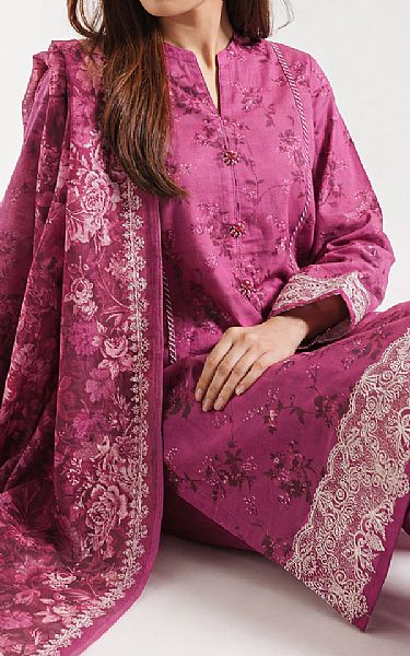 Saya Persian Pink Lawn Suit | Pakistani Lawn Dress in USA- Image 2